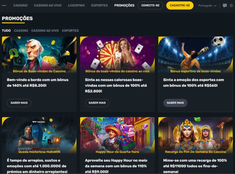 Promoção de Crédito Grátis upludsnewsbet365.comhttps liga bwin 23brazino777.comptcentro espirita leon denis Crédito Grátis, bônus de 10% para cada depósito de 300 ou mais. Condições para recebimento de bônus.